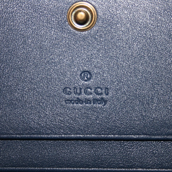 Gucci GG Trapuntata Zumi Floral Card Case Wallet - Picture 5 of 7